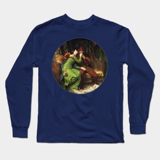 Paolo and Francesca - Sir Frank Dicksee Long Sleeve T-Shirt